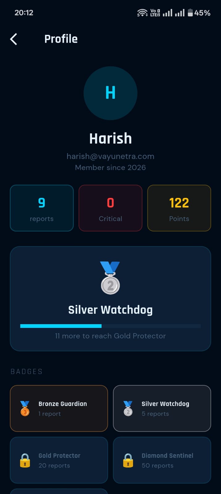 Profile & Badges